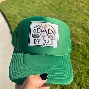 OTTO Green Golf Cap with Embroidered Design